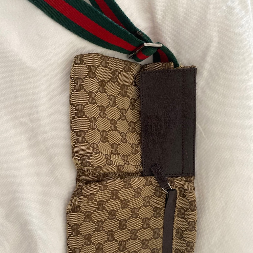 Vintage Double Belt Bag GG Canvas